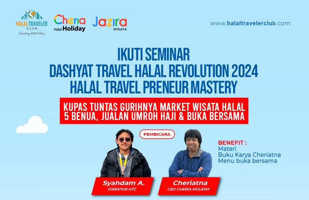 Seminar Dahsyat Travel Halal Revolution 2024 header