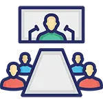 Mengikuti pertemuan perdana member premium baru